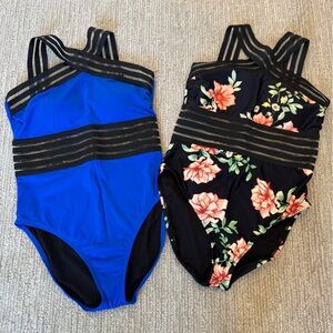 Hilor Brand - Blue and Floral Swimsuits